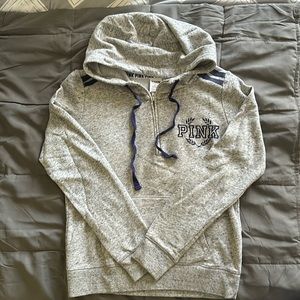 PINK by Victoria’s Secret, grey with blue, size M